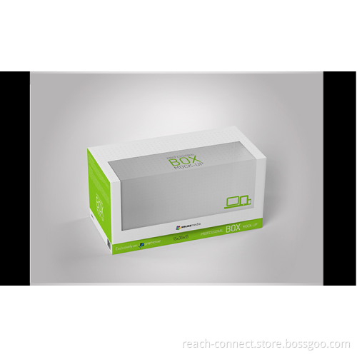 clear window paper box colofrul paper packaging box for your product